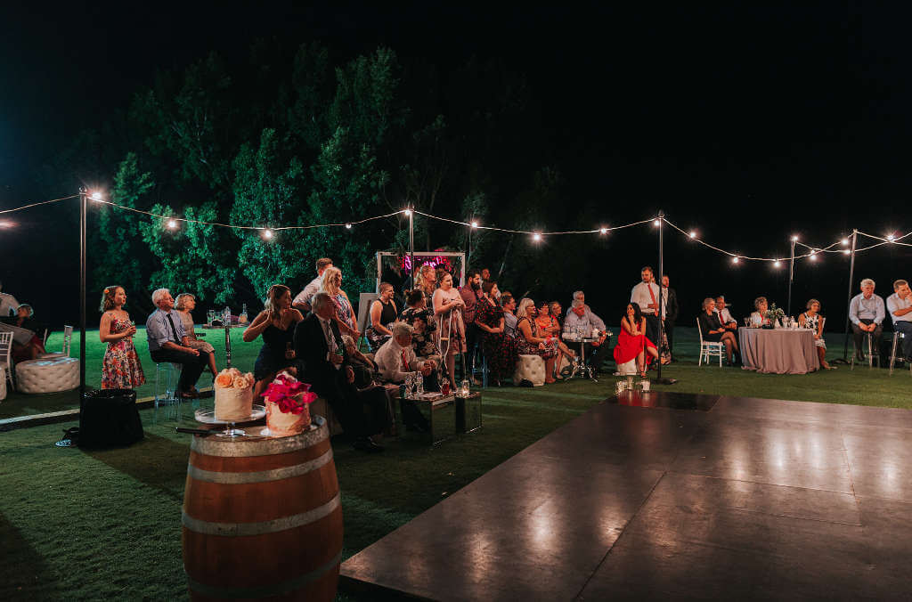 Wedding at the ABG marquee style
