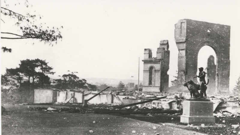 Ruins of the Garden Palace 1882