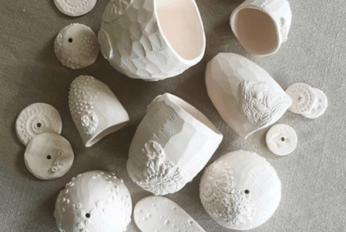 ceramic thumbnail close up