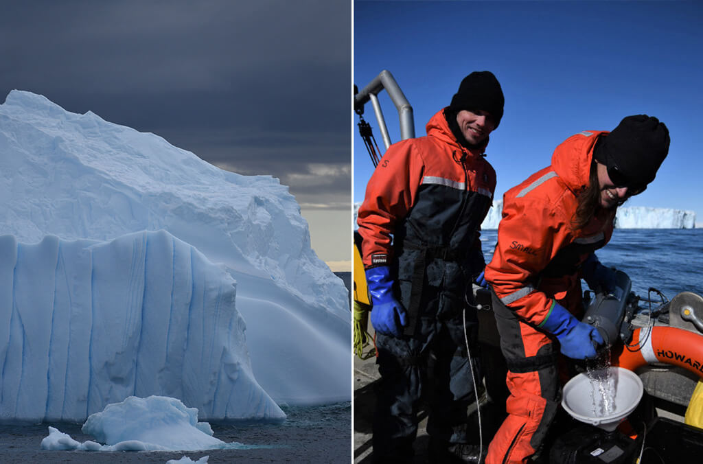 Scientists in Antarctica