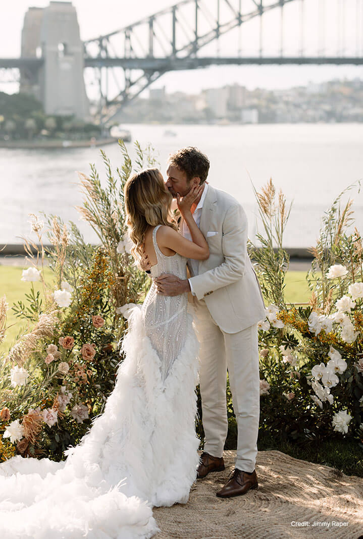 Tarpeian Lawn Wedding Credit: Jimmy Raper