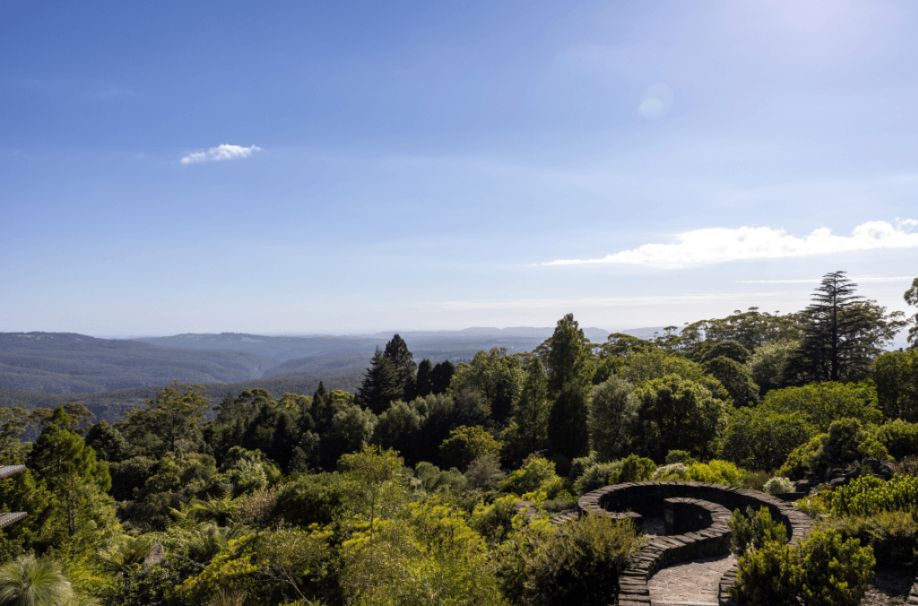 View of the spiral at Mount Tomah