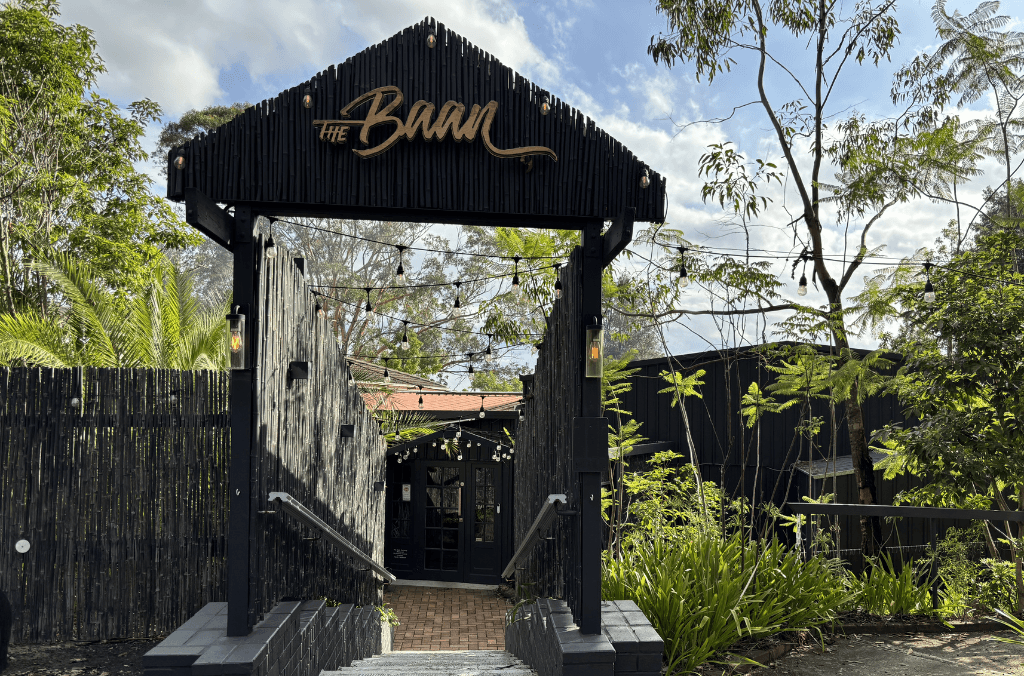 The Baan makes for a nice stop on the way home from the Blue Mountains Botanic Garden Mount Tomah.