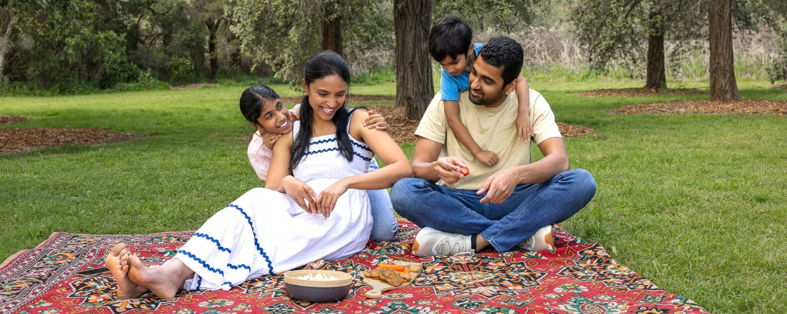 Enjoy a picnic with family and friends at Australian Botanic Garden Mount Annan.