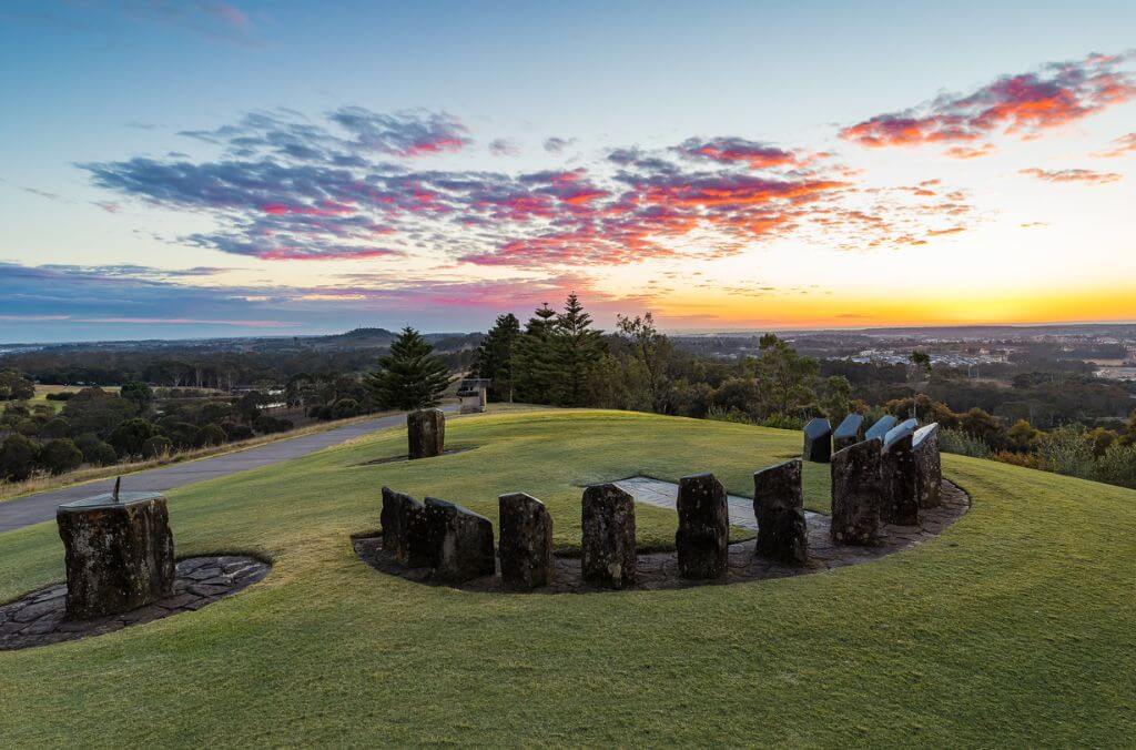 Sundial Hill offers a unique picnic spot away from the crowds.