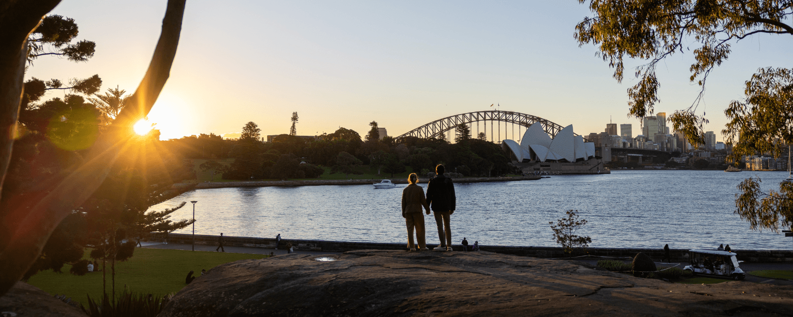Beat the winter blues with a walk in Royal Botanic Garden Sydney - beautiful at any time of year.