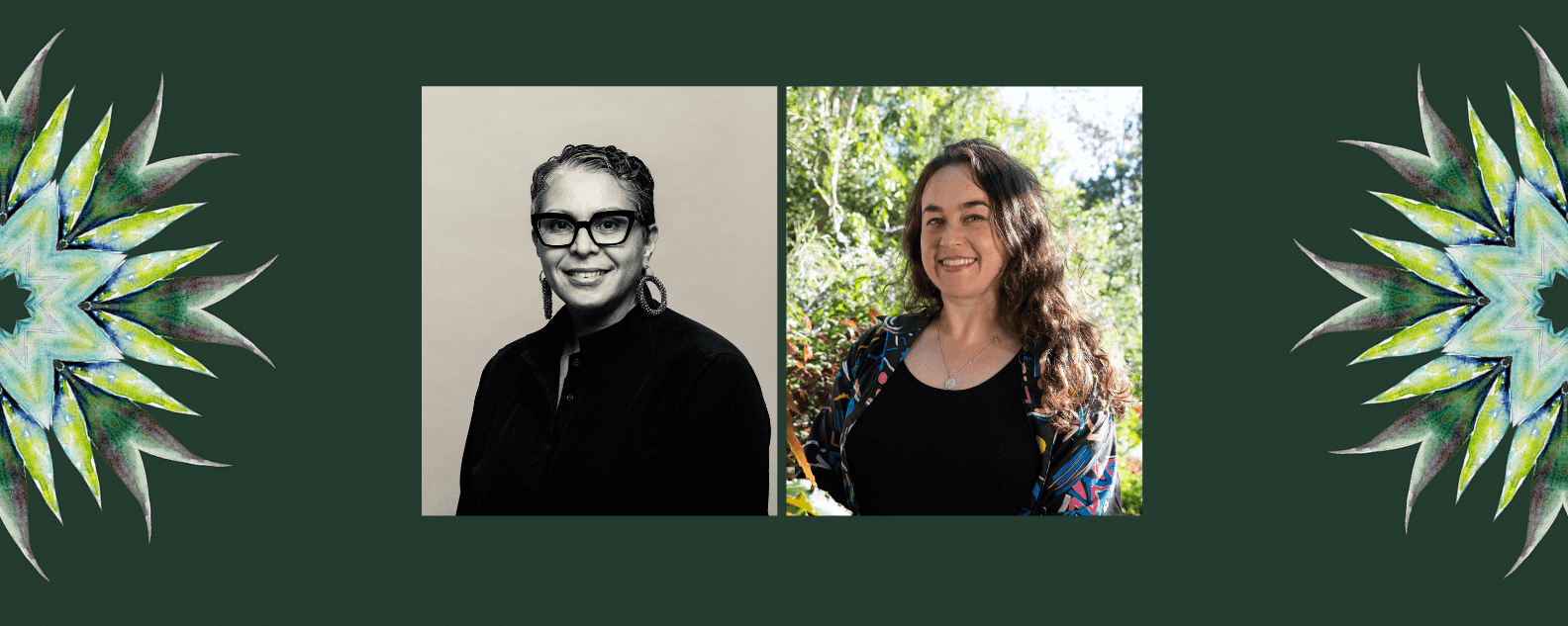 Botanic Gardens of Sydney's 2026 and inaugural writers in residence Cheryl Leavy and Jess Harwood.