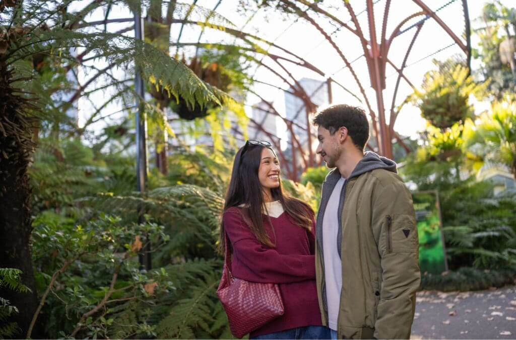 Make a date of it at Royal Botanic Garden Sydney this winter - visit the Fernery and other gorgeous areas.