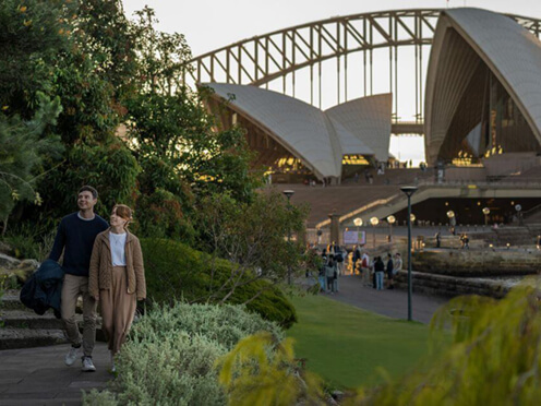 Australian Rockery Garden with Opera House and Bridge 