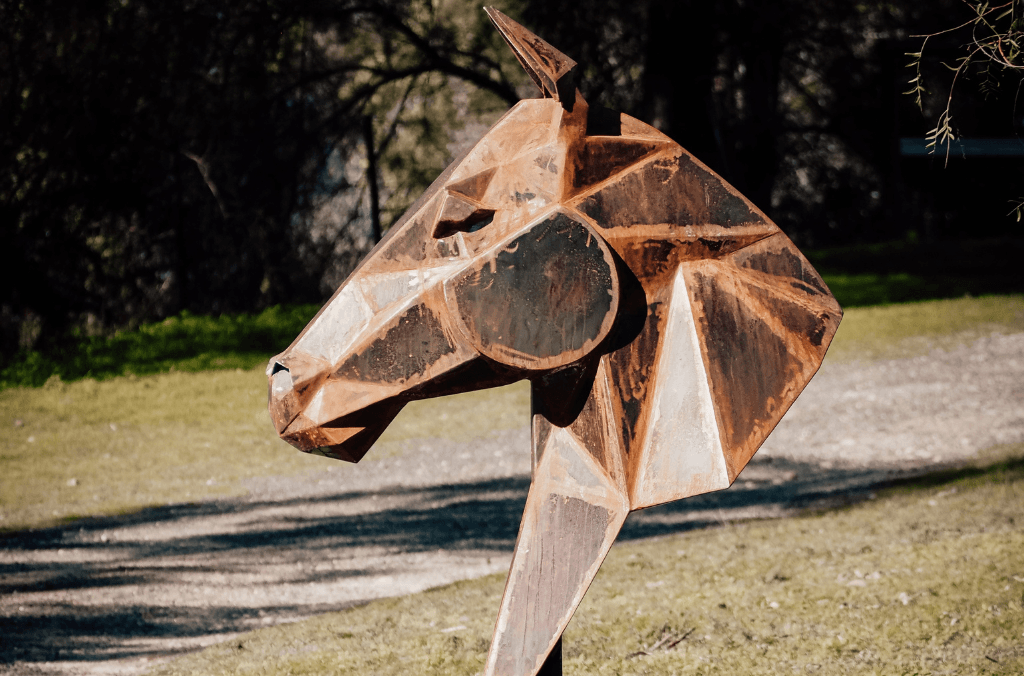 Angular horse head by adam Humphreys