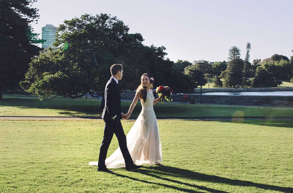 Wedding Ceremony at Mare & Foal Lawn