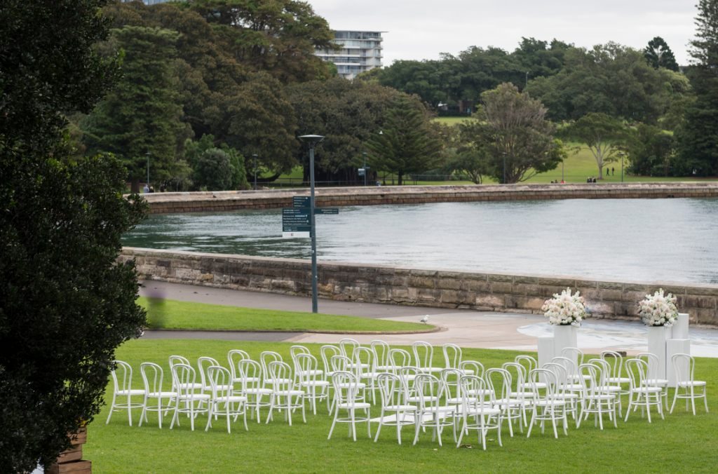 Wedding Ceremony at Mare & Foal Lawn