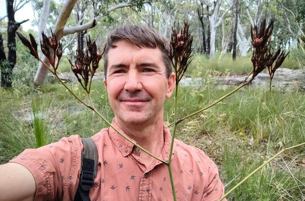 Dr Russell Barrett and Hills Hoist Clothesline Bloodroot