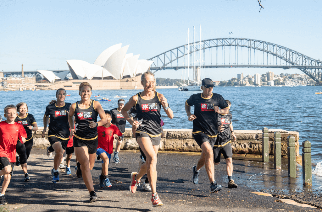 people running through the domain