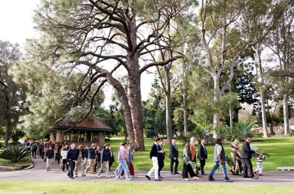 Celebrating the renewed Gadigal story journey at Royal Botanic Garden Sydney.